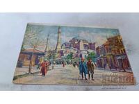 Postcard Constantinople Hagia Sophia