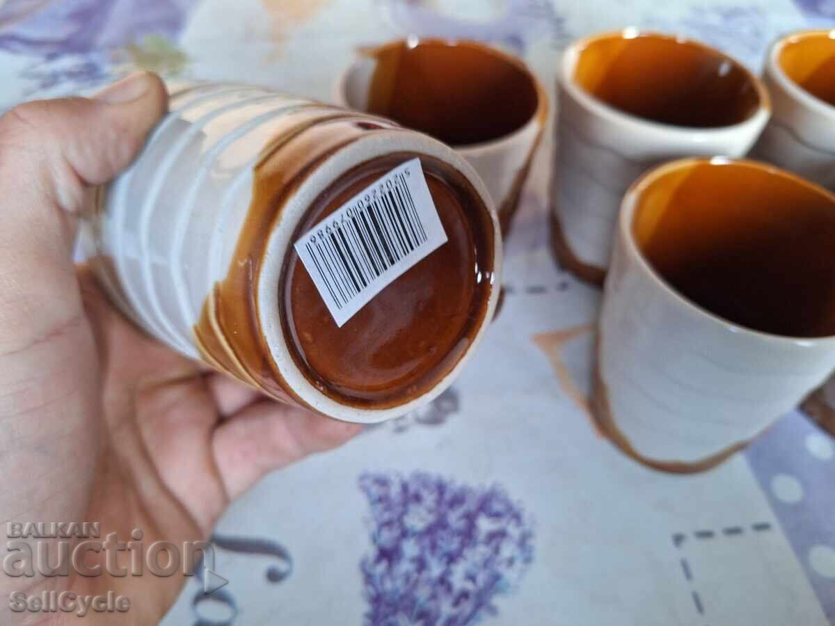 Auction  ✅ CERAMIC CUPS FOR JUICE/TEA/WATER❗