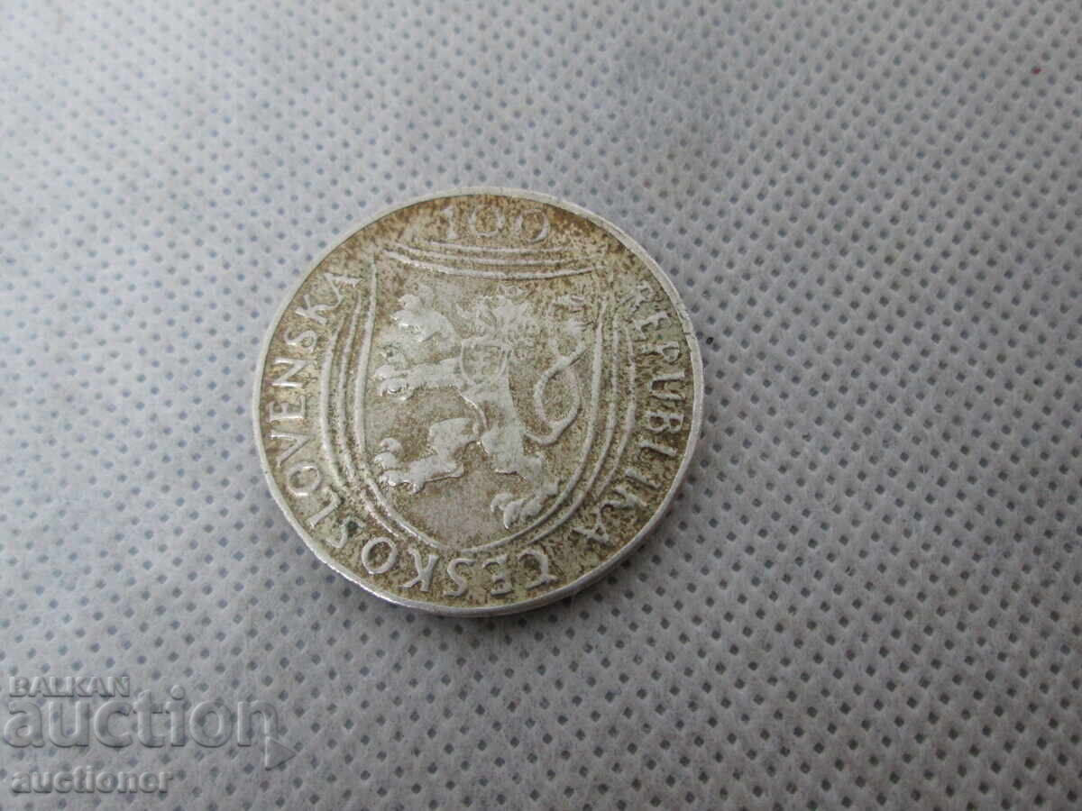 100 ΚΡΟΝΙ-1951 ΜΕ ΚΛΙΜΕΝΤ ΓΚΟΤΒΑΛΝΤ ΤΣΕΧΙΑ ΤΣΕΧΟΣΛΟΒΑΚΙΑ με τιμή 60.00 BGN | € 30.68