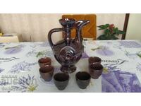 ✅TROYAN CERAMICS FOR RAKIYA - PITCHER WITH CUPS❗