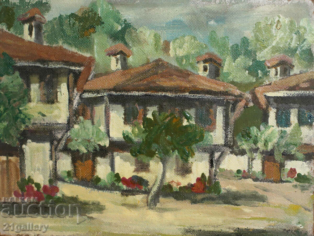 Dimitar Pacov Τοπίο "Karlovska Mahala" με τιμή 300.00 BGN | € 153.39