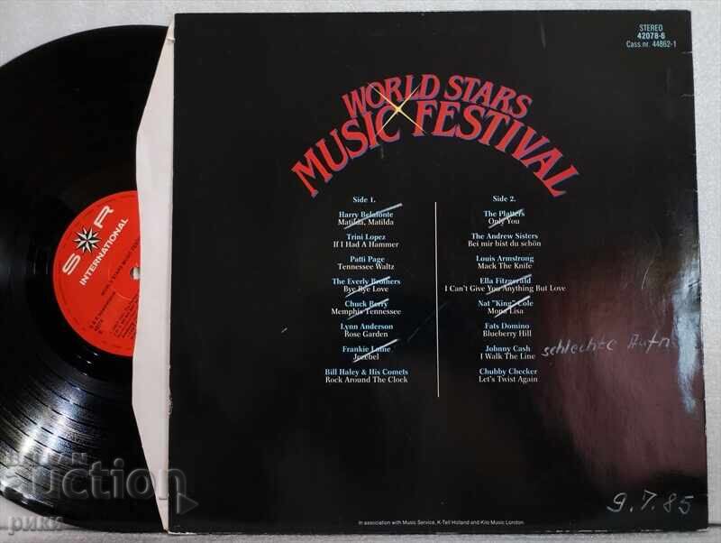 World Stars Music Festival with price 7.00 BGN | € 3.58