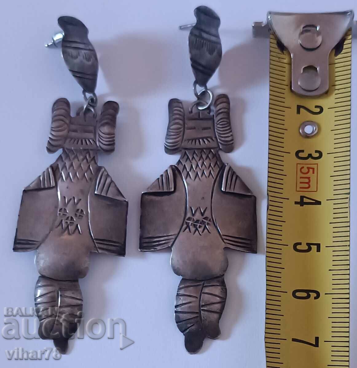 Cercei de argint NAKAI vintage - 7