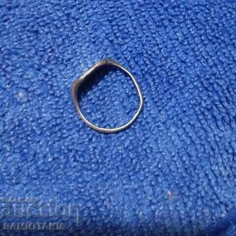 Celtic Silver Ring - Seal with Lion Figure. Ancient Times - 5