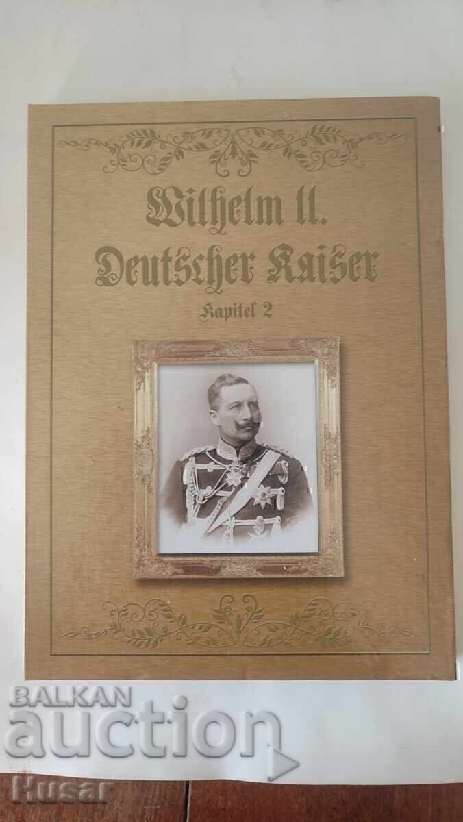 4 buc plăci aurite certificate Kaiser Wilhelm II