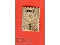 БЪЛГАРИЯ ДВЕ ЧЕРТИ ПРЕДИ ПРЕПЕЧАТКА 5 / 30 БК 77 КУРИОЗ 1909