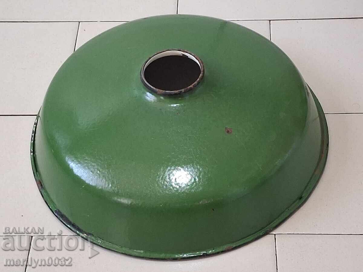 Двустранно емайлиран рефлектор лампа емайл 60-70-те години