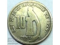 Γουατεμάλα 10 centavos 1948 20mm ασήμι