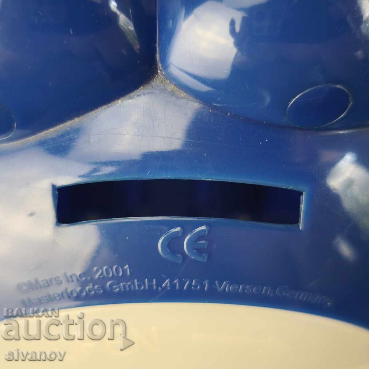 Delivery of M&M's Blue Advertising Piggy Bank Germany 2001 #6058