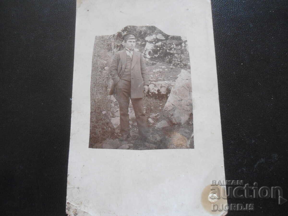 Old photo, Vratsa, VIII grade, 1913-1914, "Over Vratsata" with price 3.00 BGN | € 1.53