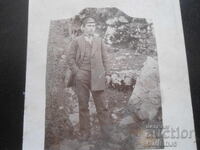 Fotografie veche, Vrața, clasa VIII, 1913-1914, "Deasupra Vraței"