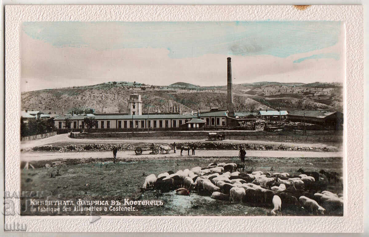 Bulgaria, Kostenets, Fabrica de Chibrituri, ed. Bajdarov Bulgaria, Kostenets, Fabrica de Chibrituri, ed. Bajdarov