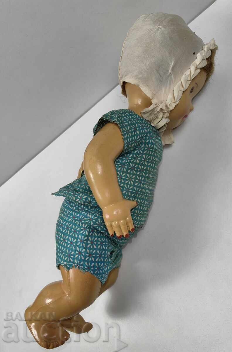 Delivery of 100-YEAR OLD LARGE PERFECT DOLL CHILD'S TOY PAPIER-MÂCHÉ