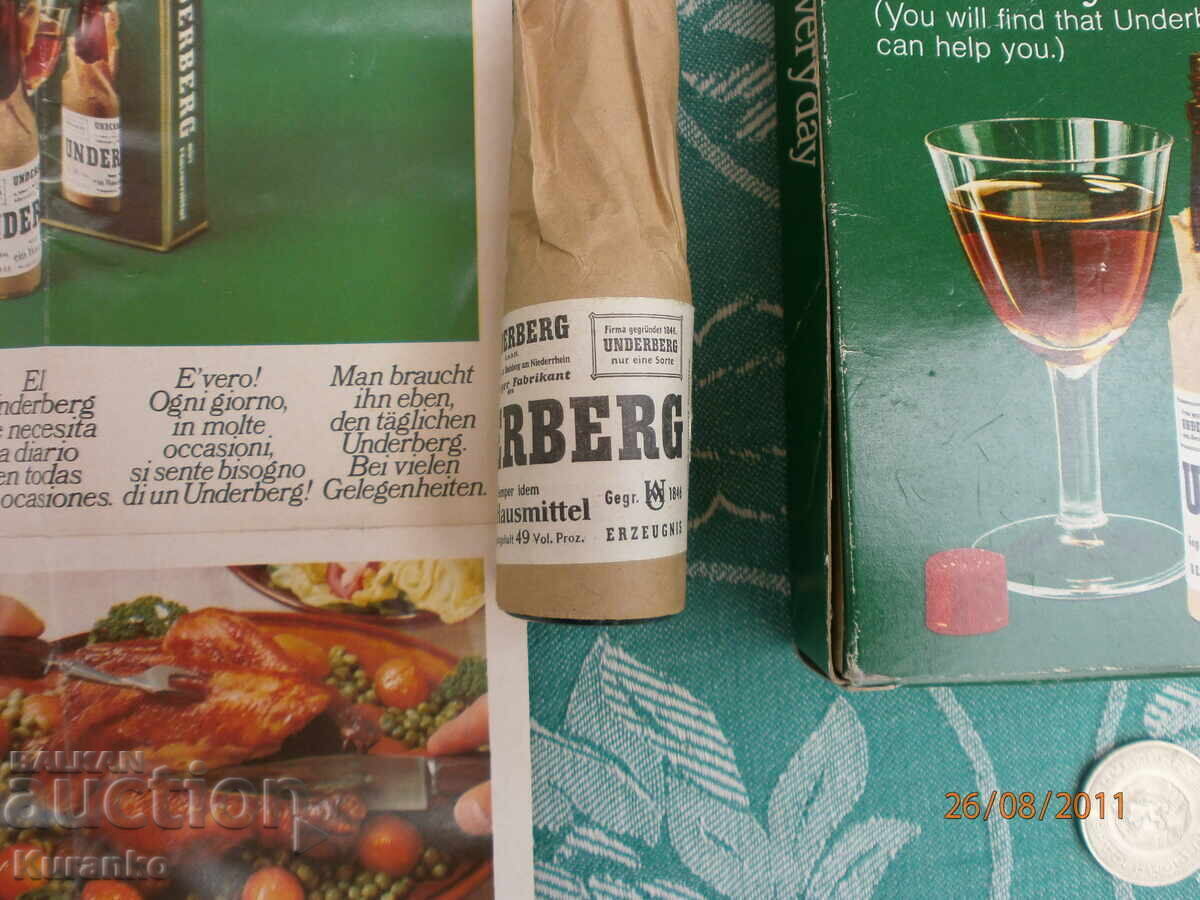 Old, very rare UNDERBERG cognac, excellent - 6 Old, very rare UNDERBERG cognac, excellent - 6