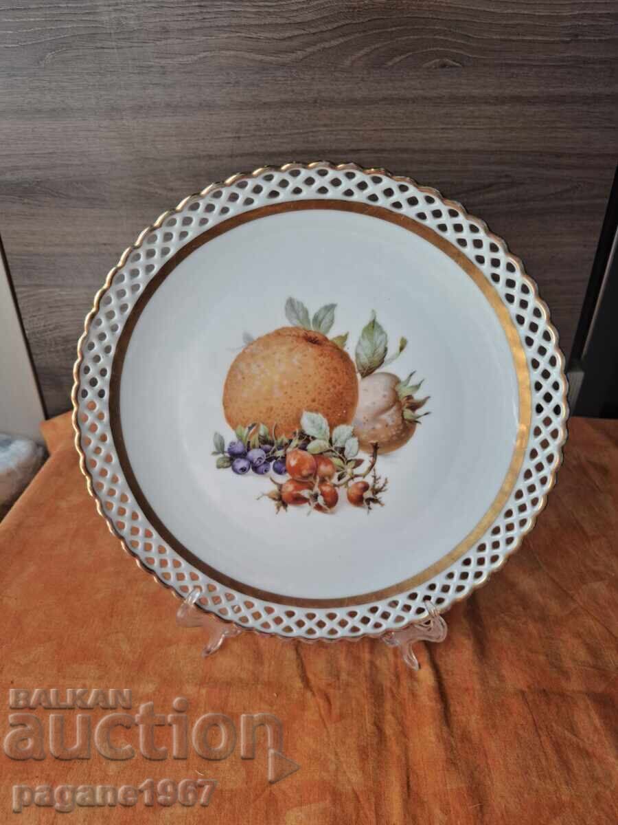 Platou din porțelan cu fructe Platou din porțelan cu fructe