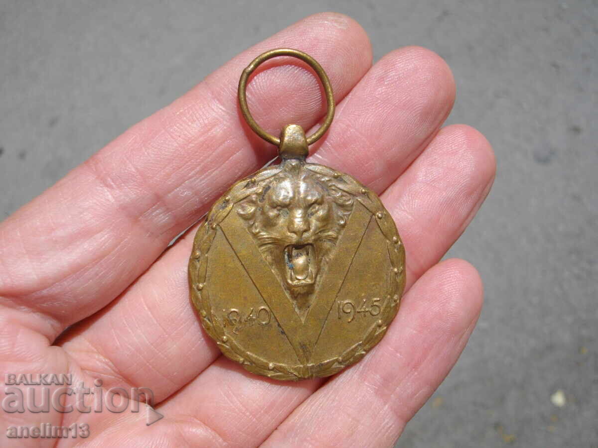 Licitație MEDALIE COMEMORATIVĂ BELGIA WWII
