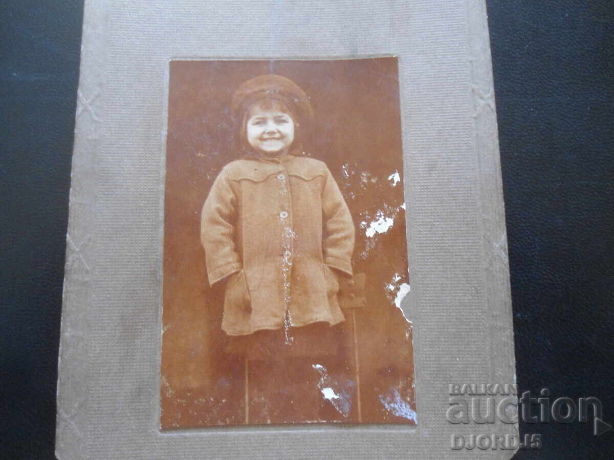 Old photo, cardboard Old photo, cardboard