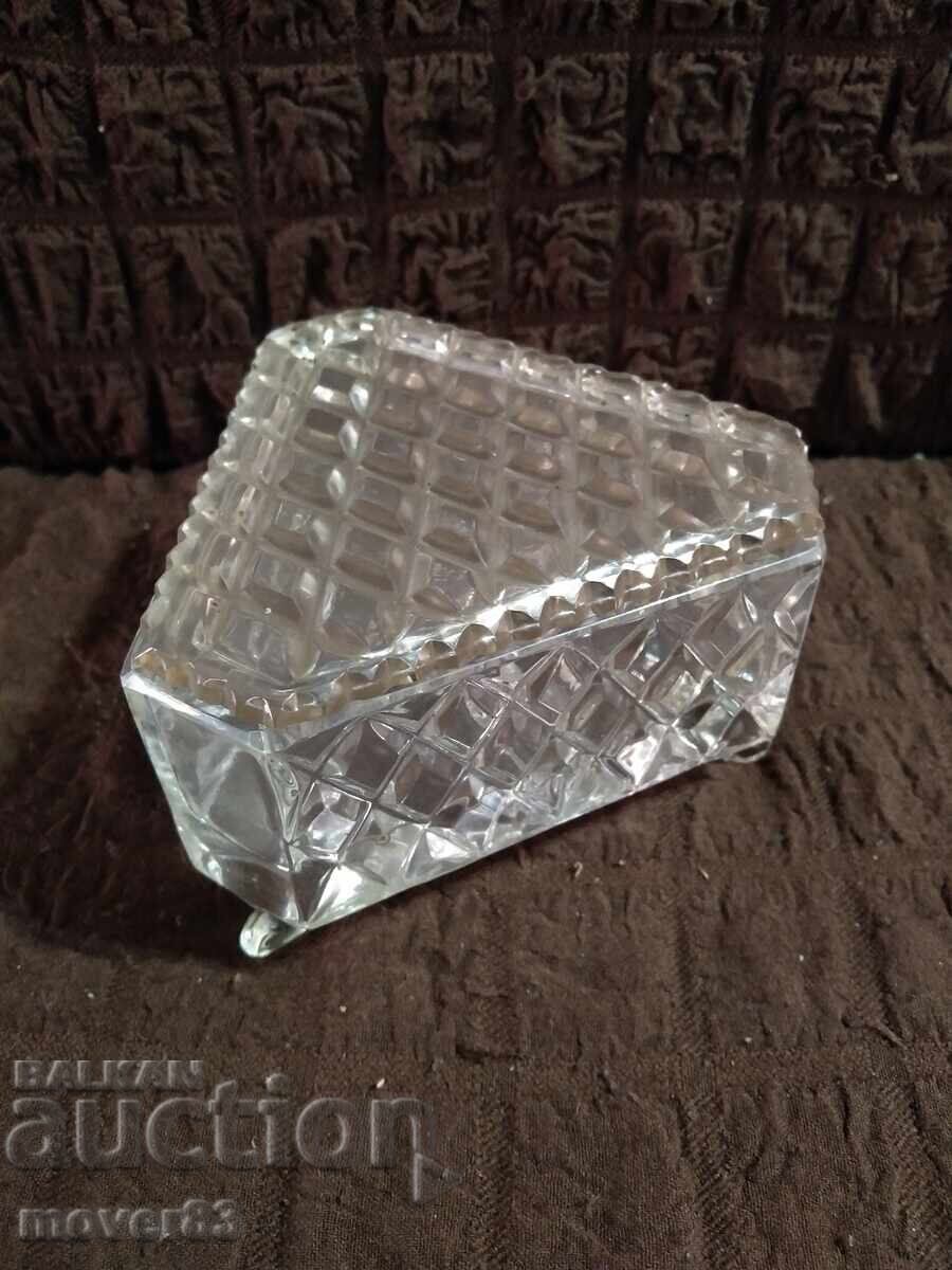 Sugar bowl/candy dish. Glass