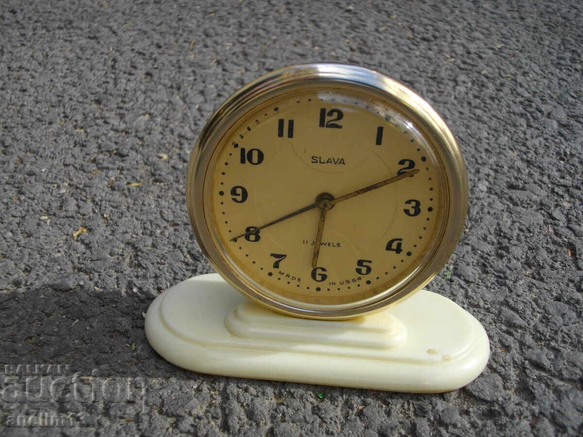 SLAVA COLLECTIBLE ALARM CLOCK with price 25.00 BGN | € 12.78 SLAVA COLLECTIBLE ALARM CLOCK with price 25.00 BGN | € 12.78