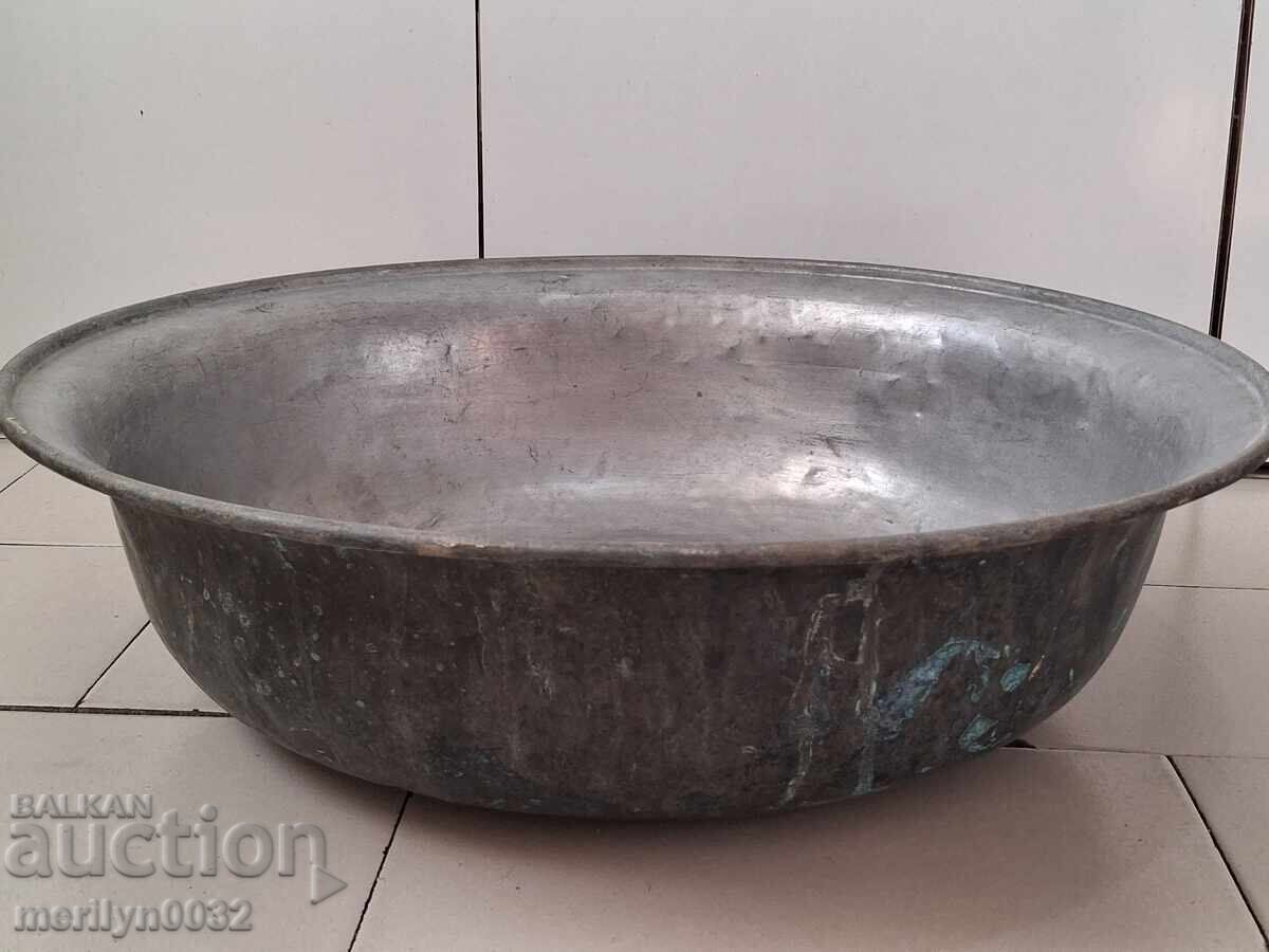 Δημοπρασία Χάλκινη λεκάνη χάλκινη χάλκινη λεκάνη λέβητα λεκάνης