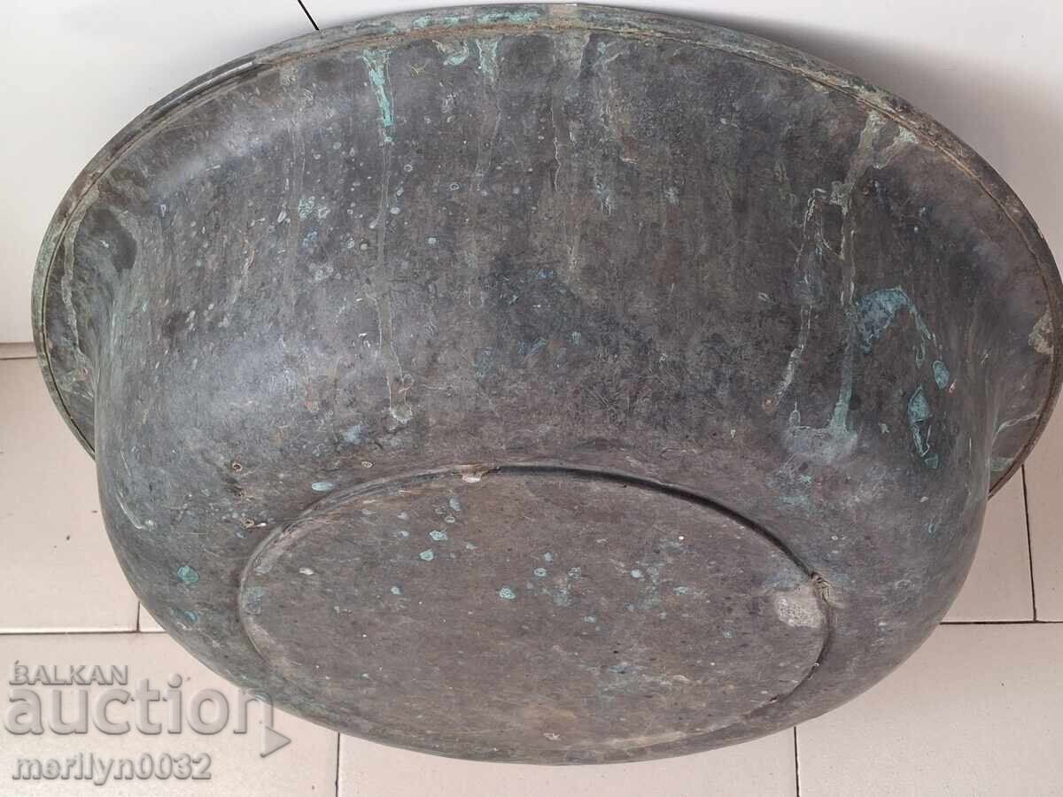 Χάλκινη λεκάνη χάλκινη χάλκινη λεκάνη λέβητα λεκάνης - 5