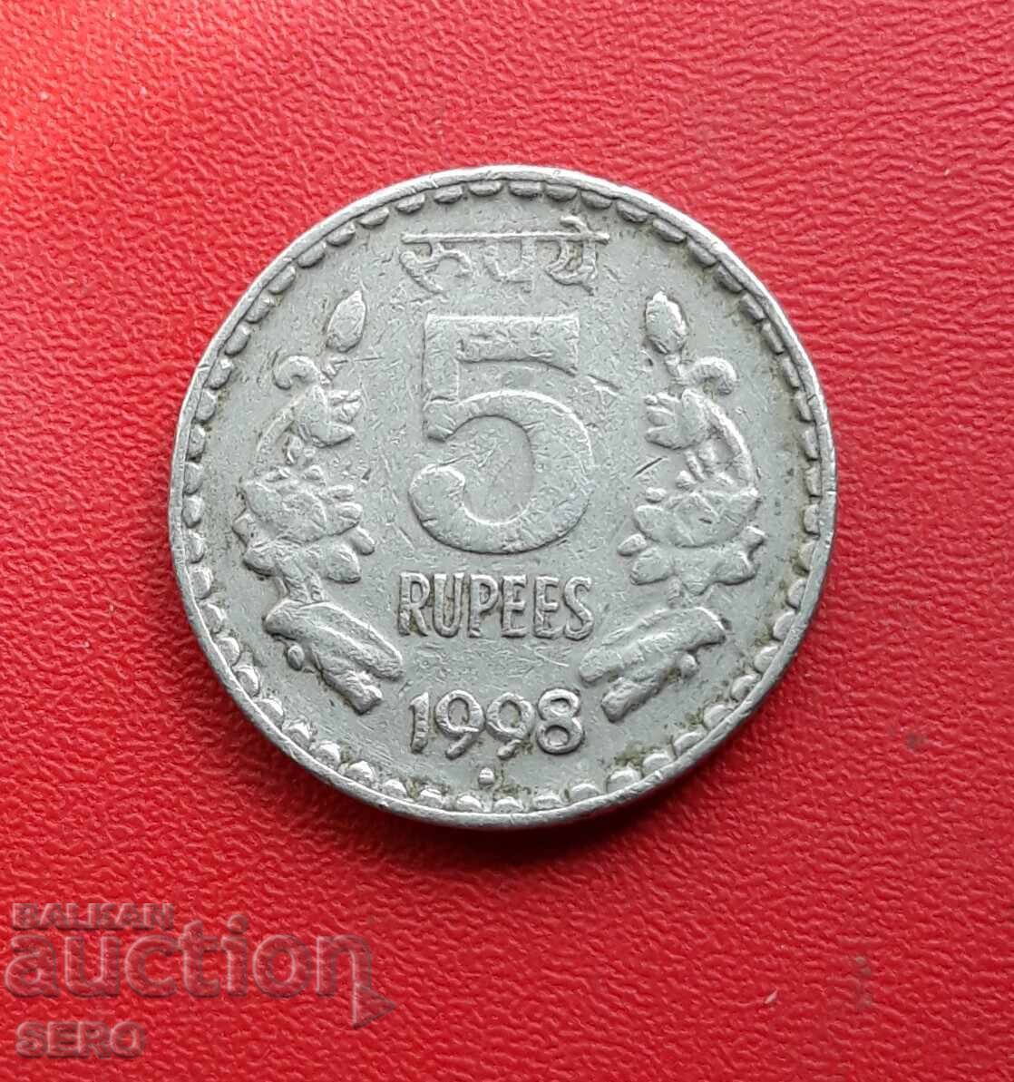 India-5 rupees 1998 India-5 rupees 1998