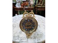 Frumos ceas deșteptător mecanic german antic de colecție