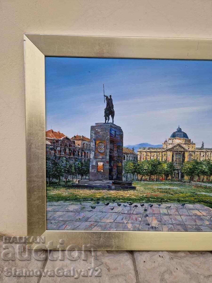 Beautiful original painting oil on canvas - 5