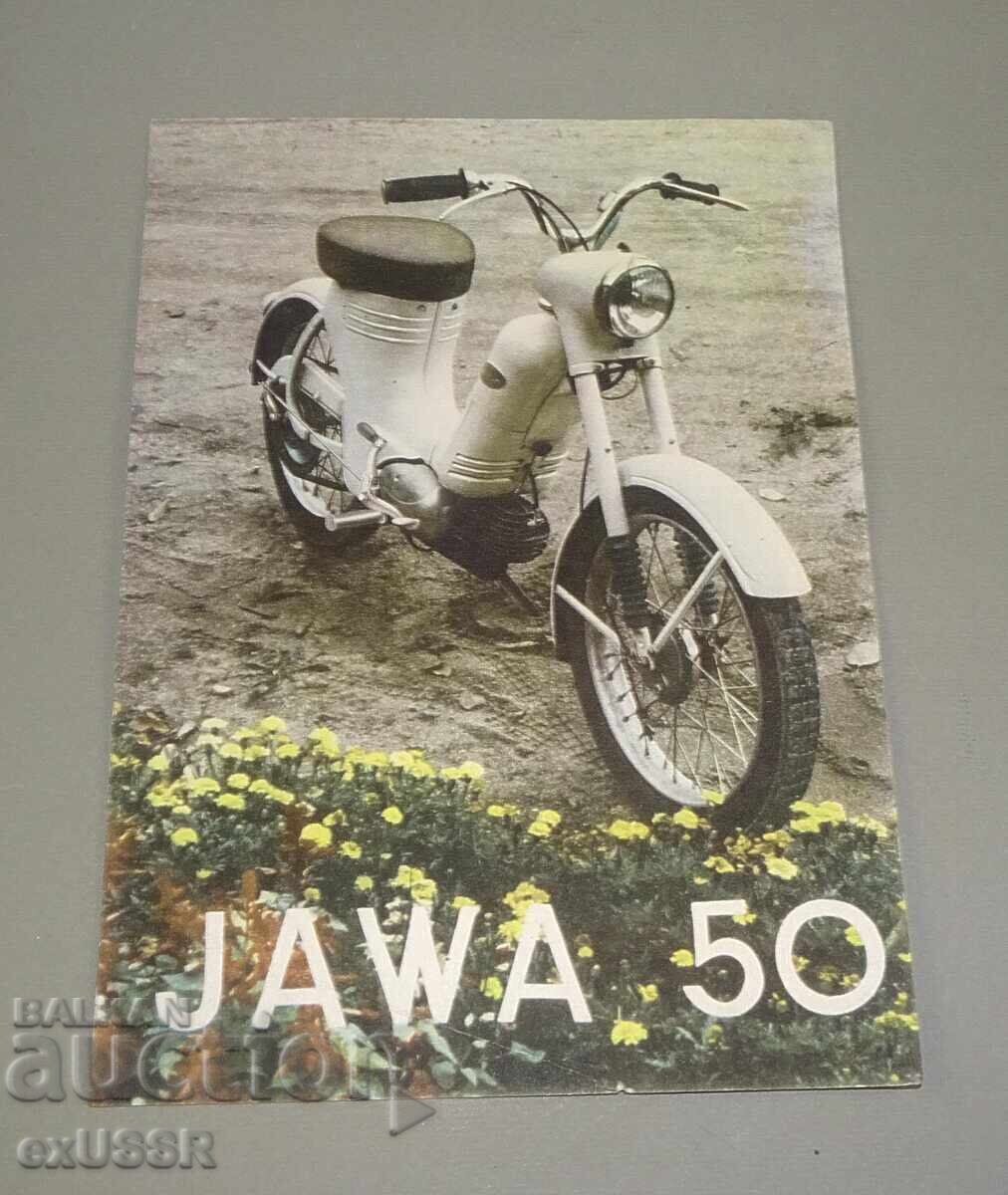 JAWA Iava 50 broșură publicitară foaie
