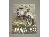 JAWA Ява 50 рекламна брошура лист