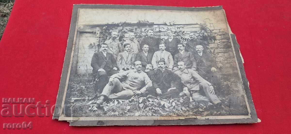 OLD PHOTO - CARDBOARD OLD PHOTO - CARDBOARD