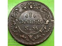 Σουηδία 1 Δάλερος 1719 Κάρολος XII Μέτνα