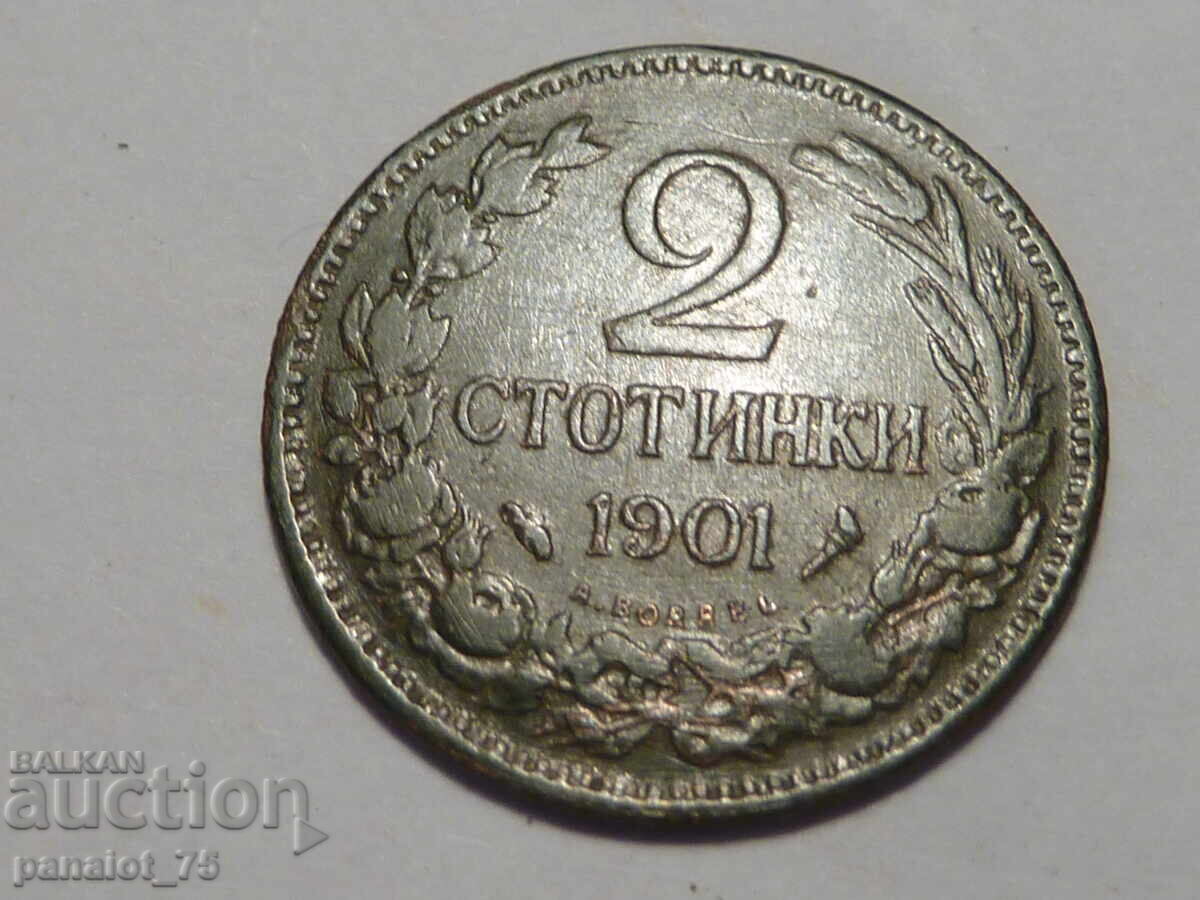 Licitație 2 STOTINKI 1901 g. FERDINAND I Licitație 2 STOTINKI 1901 g. FERDINAND I