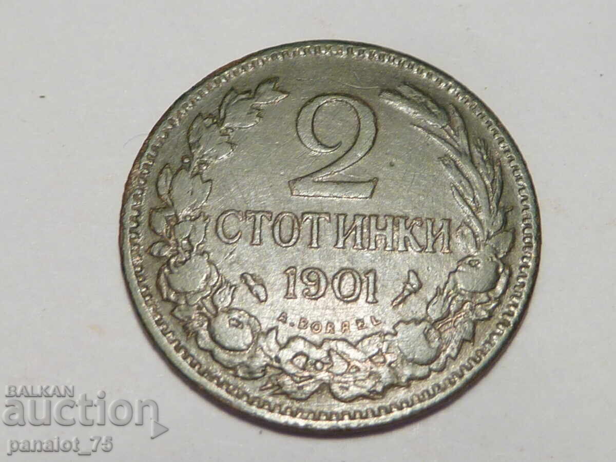 2 STOTINKI 1901 g. FERDINAND I 2 STOTINKI 1901 g. FERDINAND I