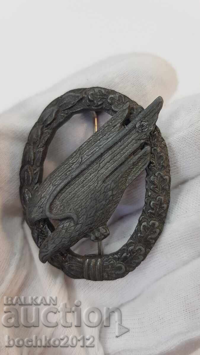 Δημοπρασία Σπάνιο γερμανικό παράσημο αλεξιπτωτιστή Β' Παγκοσμίου Πολέμου