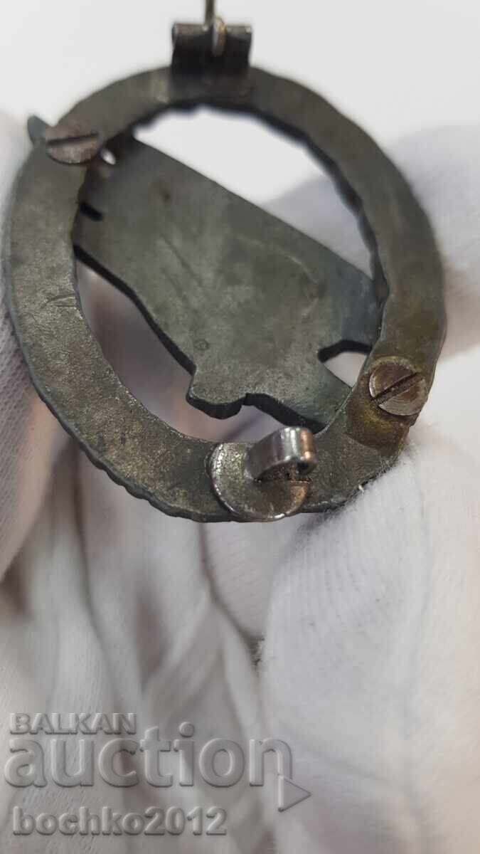 Σπάνιο γερμανικό παράσημο αλεξιπτωτιστή Β' Παγκοσμίου Πολέμου - 5