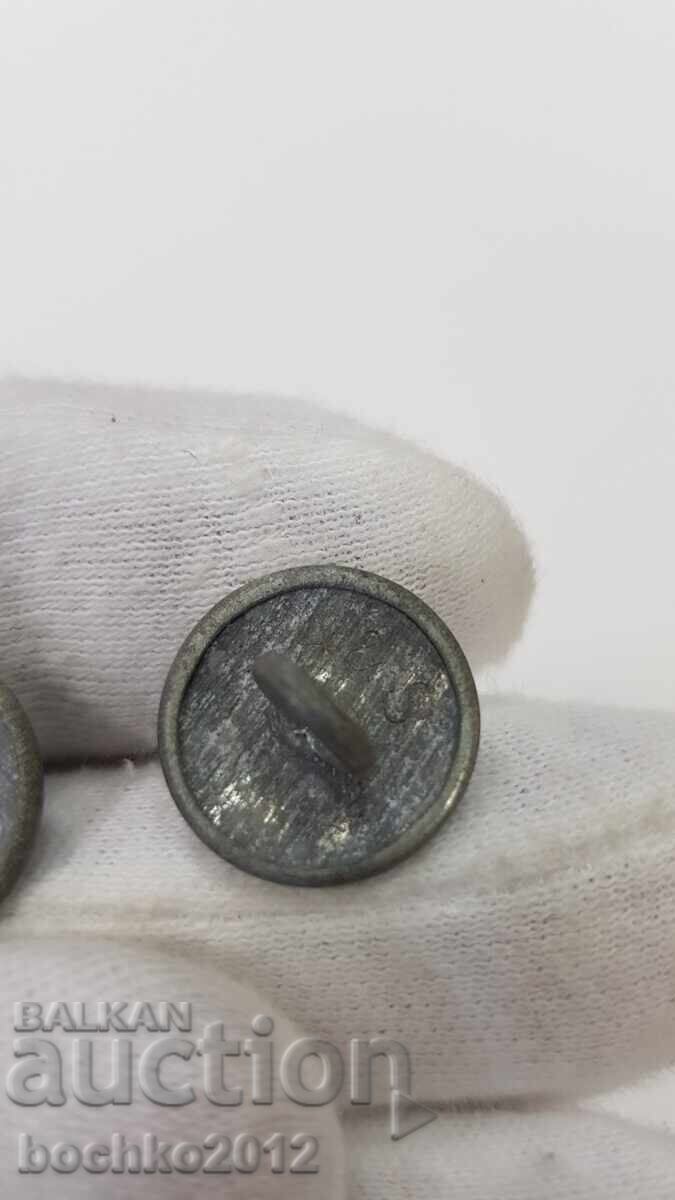 2 τεμ. Βασιλικά κουμπιά πιλότου για επωμίδες Βόρις Γ' - 6