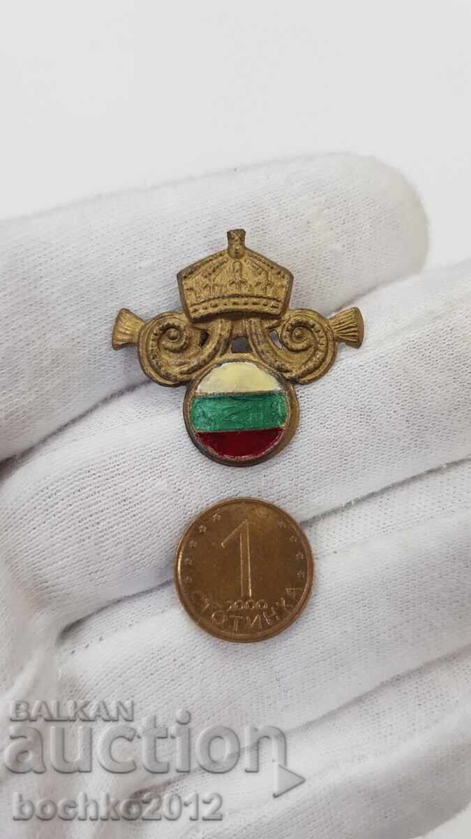 Rare royal cockade, sign - posts, schools 1930 - 1940 - 5