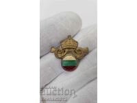 Rară cocardă țaristă, semn - poștă, școli 1930 - 1940