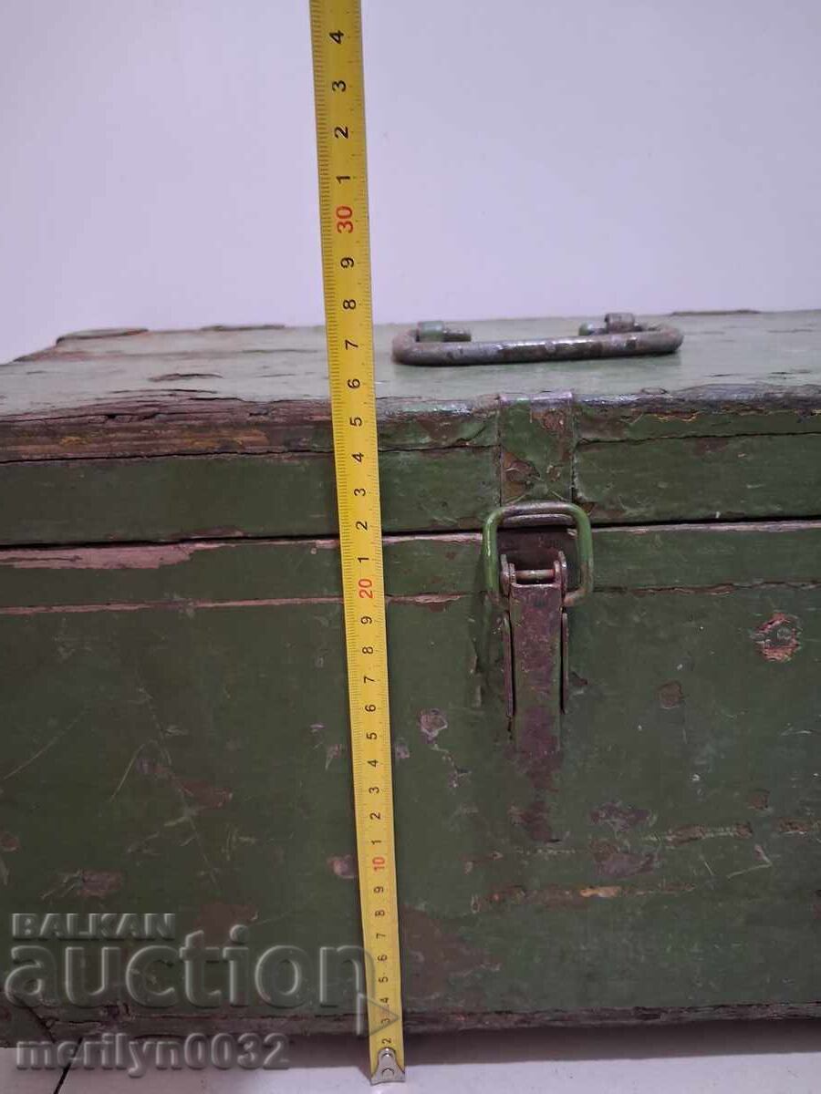 Wooden Army Pistol Case WW2 Chest, Box - 6