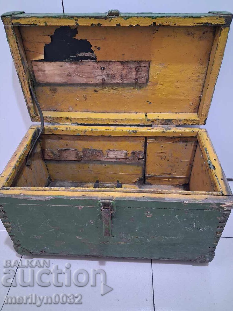Wooden Army Pistol Case WW2 Chest, Box - 7