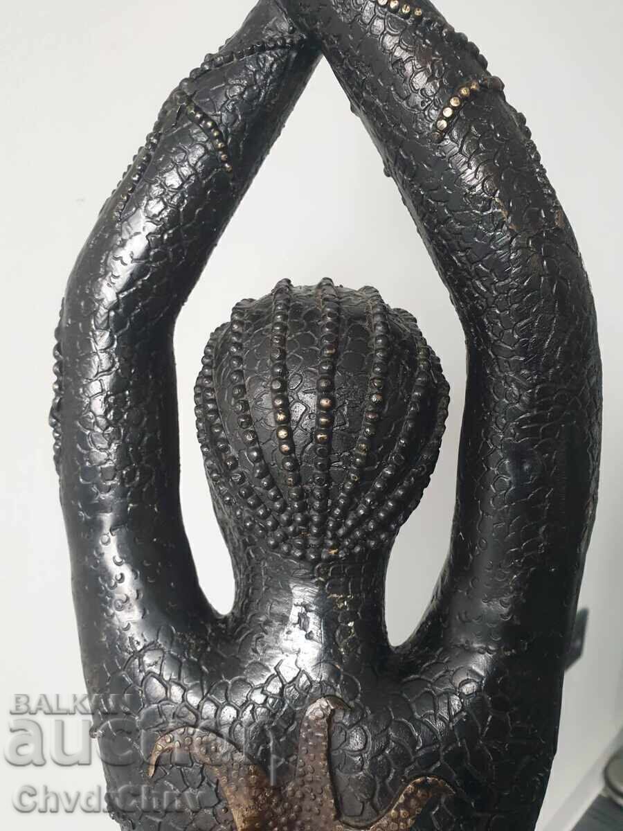 Delivery of Large bronze sculpture/figure of a dancer/Chiparus 107cm