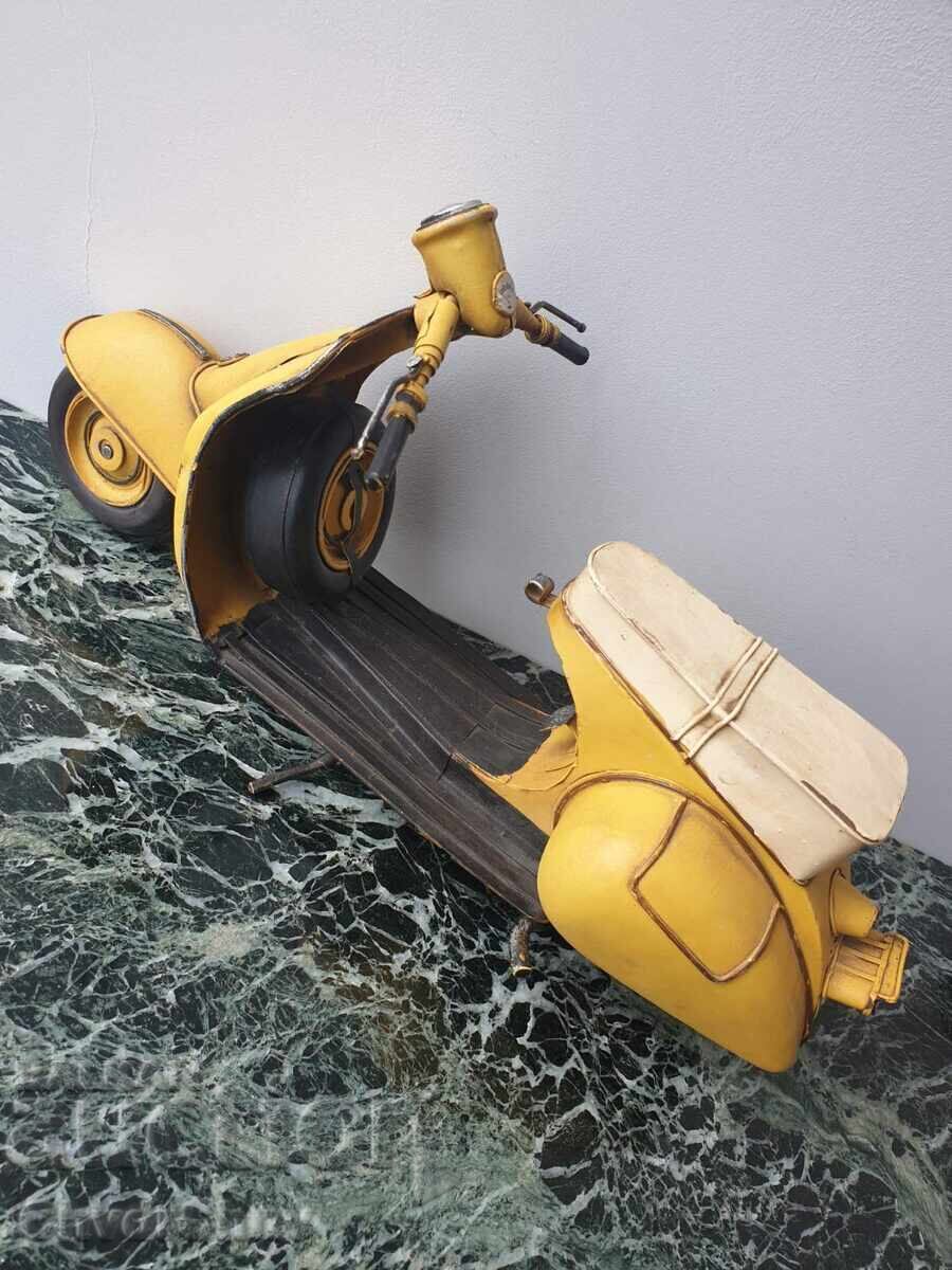 Old tin toy motorcycle/moped model VESPA Old tin toy motorcycle/moped model VESPA