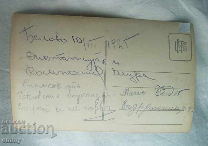 Auction  Old photo 1925 - Belovo, Belovski Waterfall