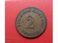Germany - 2 Pfennig 1914 E - Muldenhütten