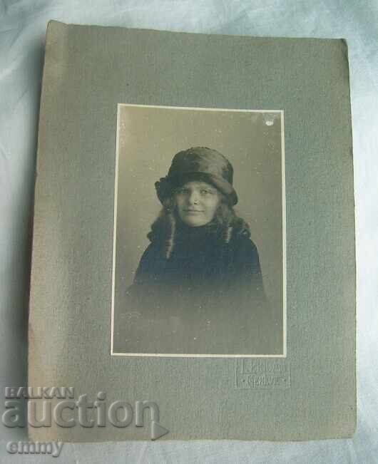 Παλιά φωτογραφία - κορίτσι, παιδί, Γενεύη, Ελβετία