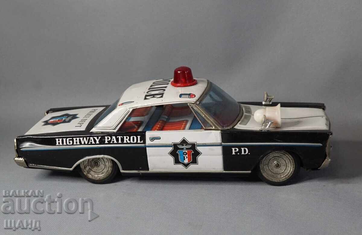 FORD Old Japanese toy model car police patrol