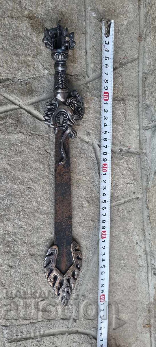 Cuțit ritual nepalez vechi