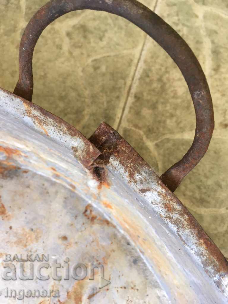 Auction PAN FOR LAMB, SWEET LUTEINICA (Vegetable Relish), WROUGHT IRON Auction PAN FOR LAMB, SWEET LUTEINICA (Vegetable Relish), WROUGHT IRON