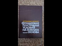 Fundații în condiții dificile ale terenului de fundație Leonardo Zeev